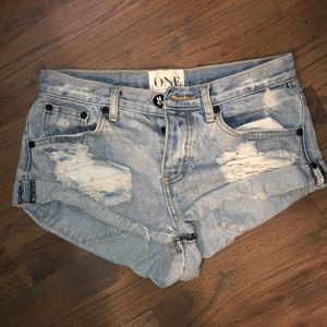 One teaspoon Bandits Free People size 24